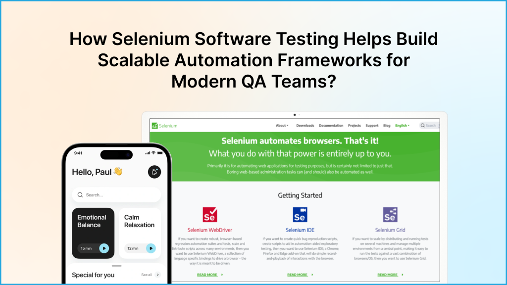 selenium software testing, selenium automation frameworks, browser compatibility testing, selenium grid setup, test case reusability, integration with CI/CD tools, script maintenance, parallel test execution
