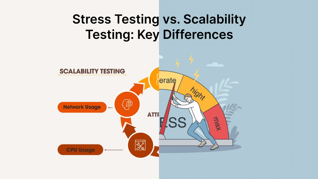 stress testing services, scalability testing services, peak load testing, endurance testing, system stability, resource utilization